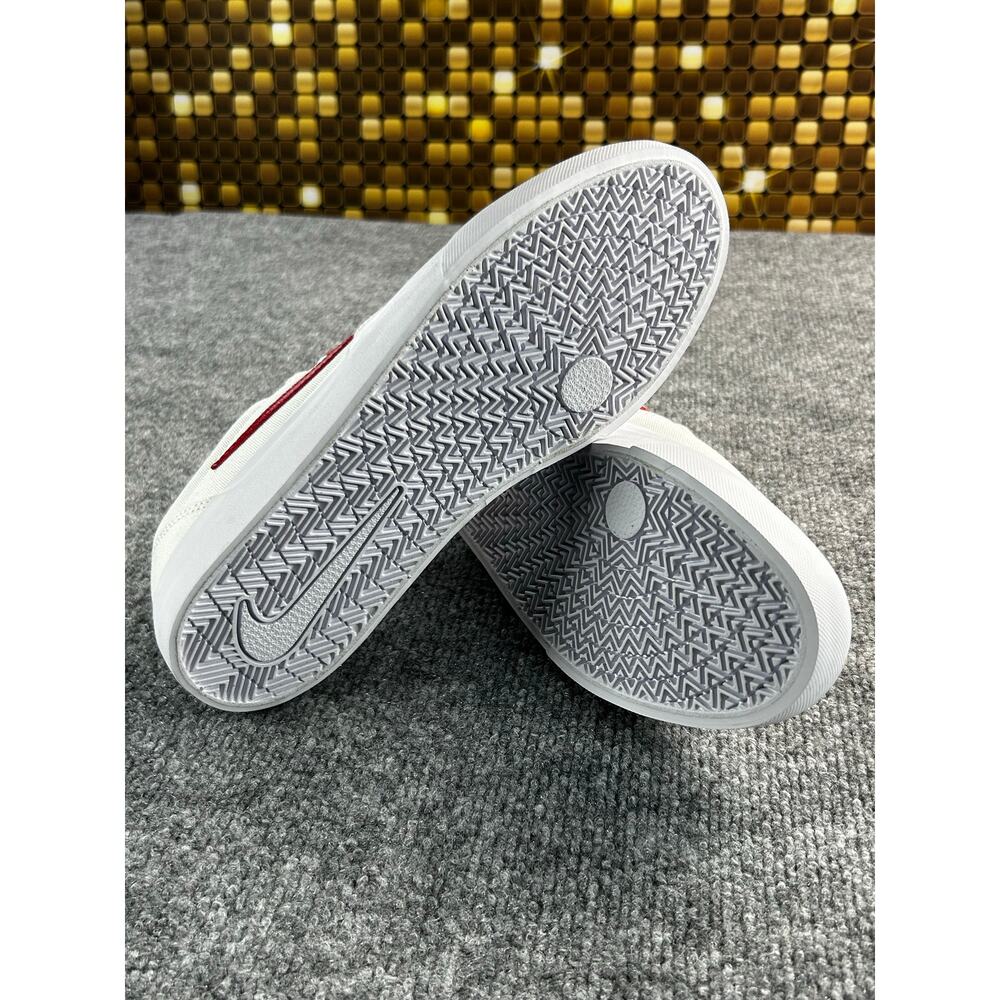 Nike Women's White Red Canvas Lace Up Casual Sneakers Size 8.5 - Picture 11 of 15